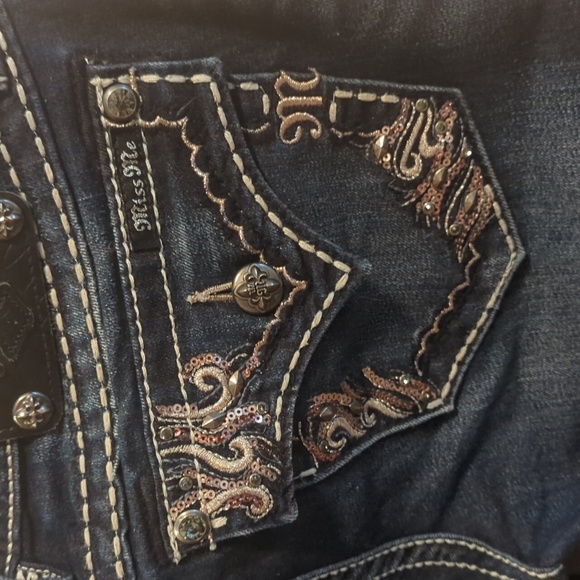 Miss Me Bootcut Denim Jeans Size 28 - Picture 5 of 6